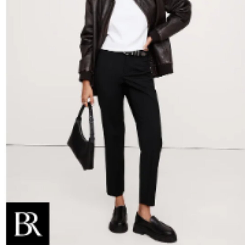 Women's Italian Wool Ankle Pants